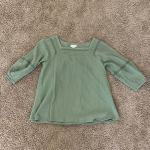Green Girls Top
